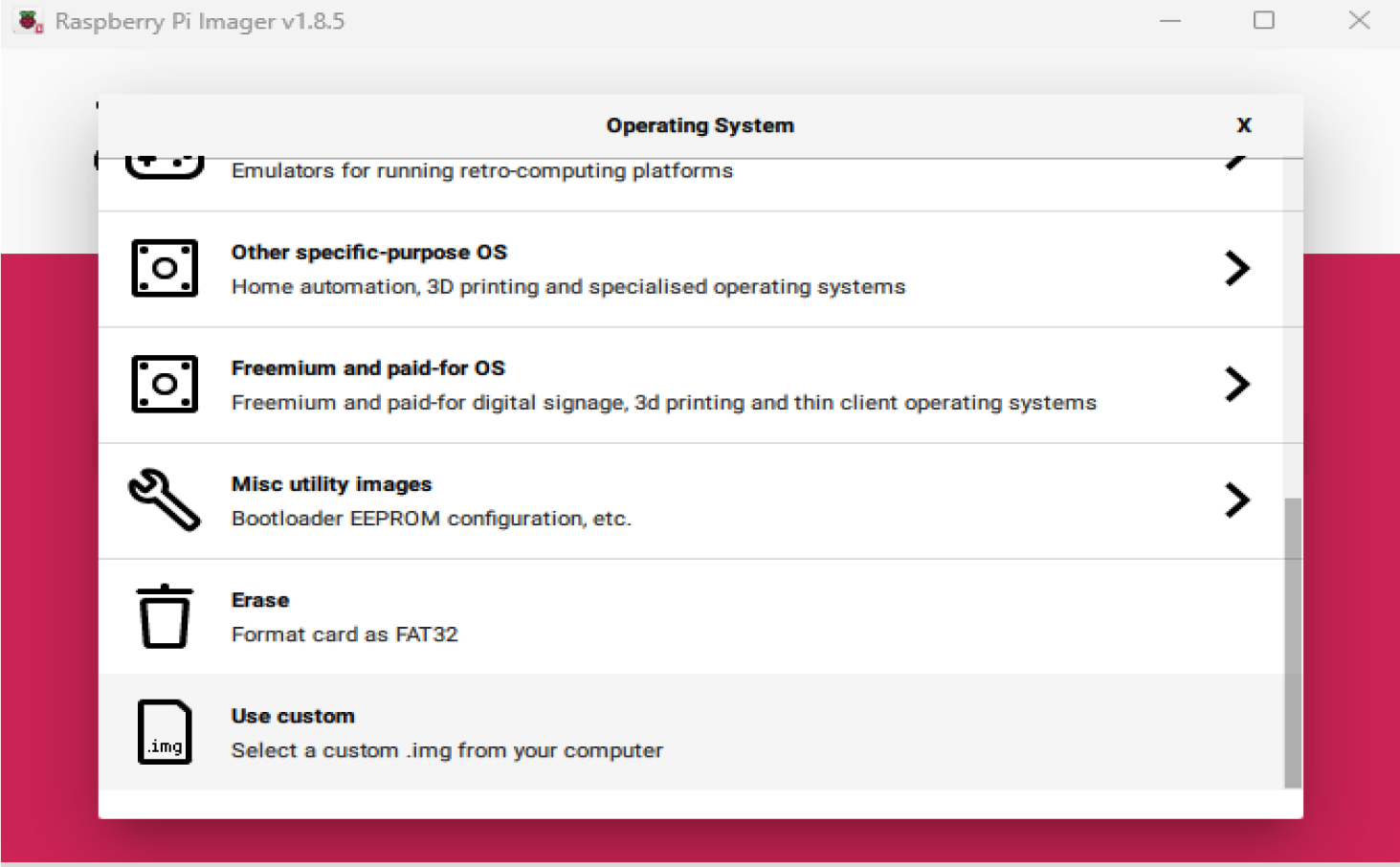 Preparing SD Card using Web3 Pi Imager